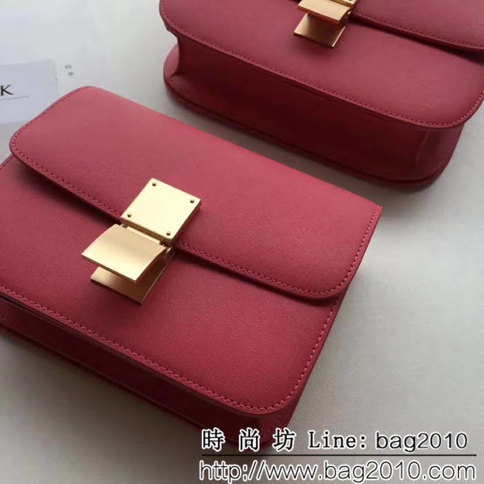 CELINE賽琳原單 2018爆款 細牙籤紋小牛皮豆腐包 SL1484